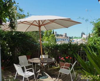 vues sur l'Alhambra depuis la terrasse